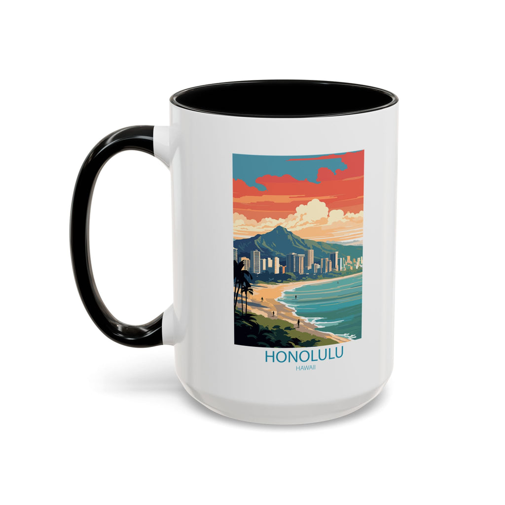 Honolulu - Hawaii - Beautiful Tourist Hotspots Mug