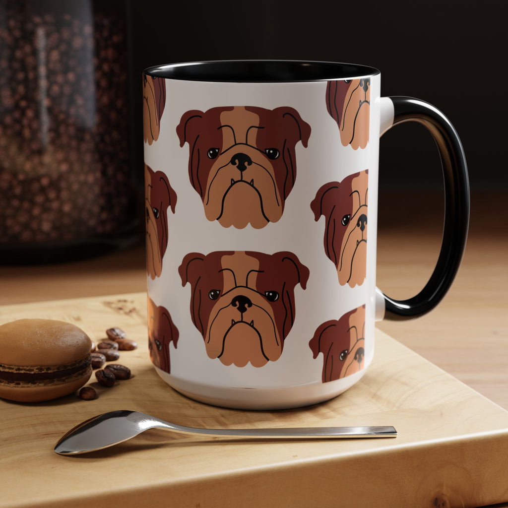 Bulldog Dog Doodle Design 15oz Mug