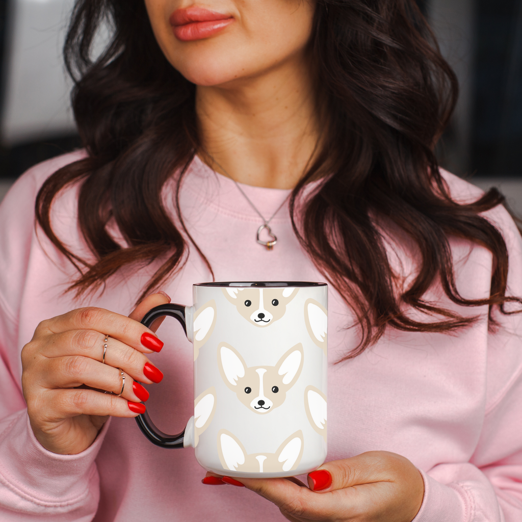 Chihuahua Dog Doodle Design 15oz Mug