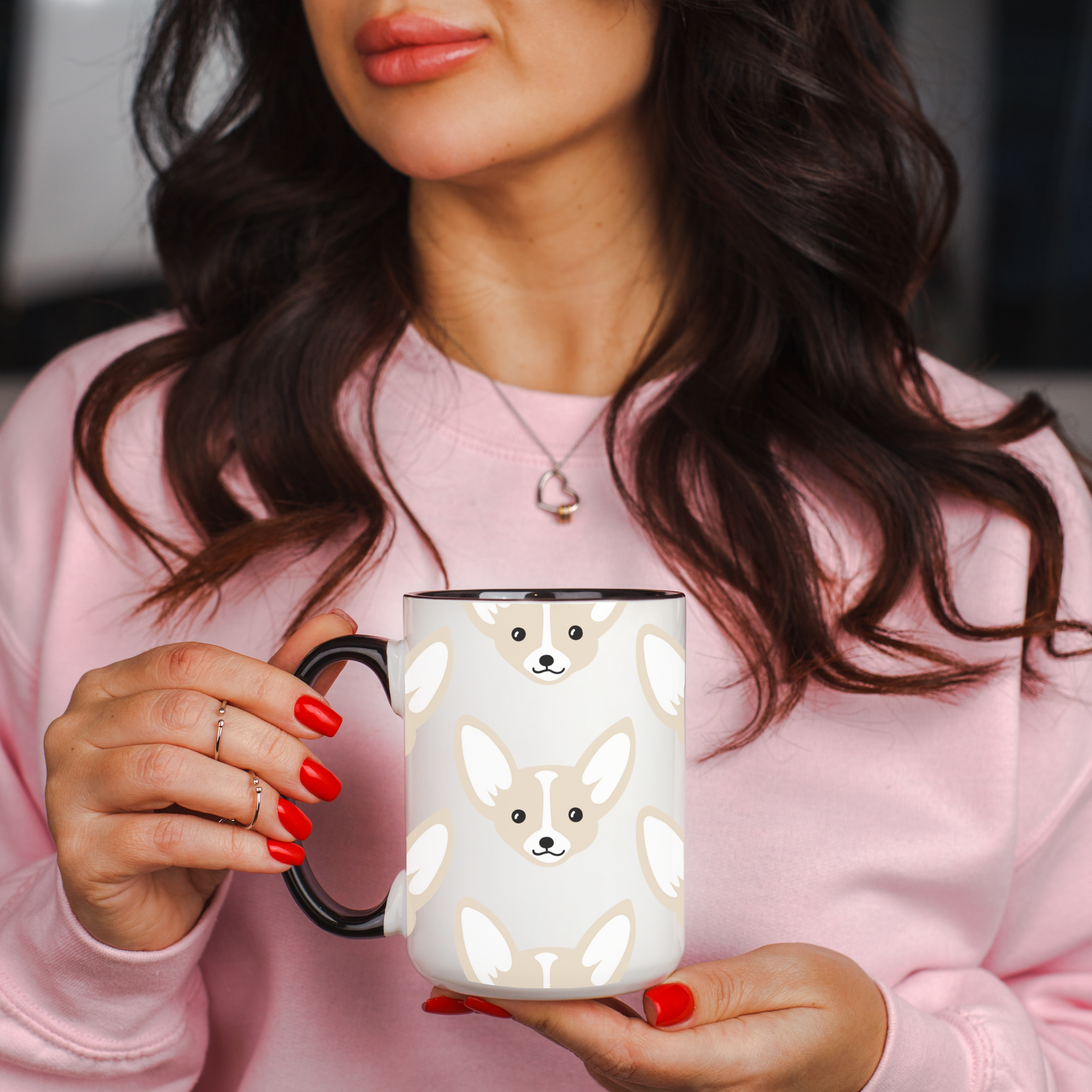 Chihuahua Dog Doodle Design 15oz Mug