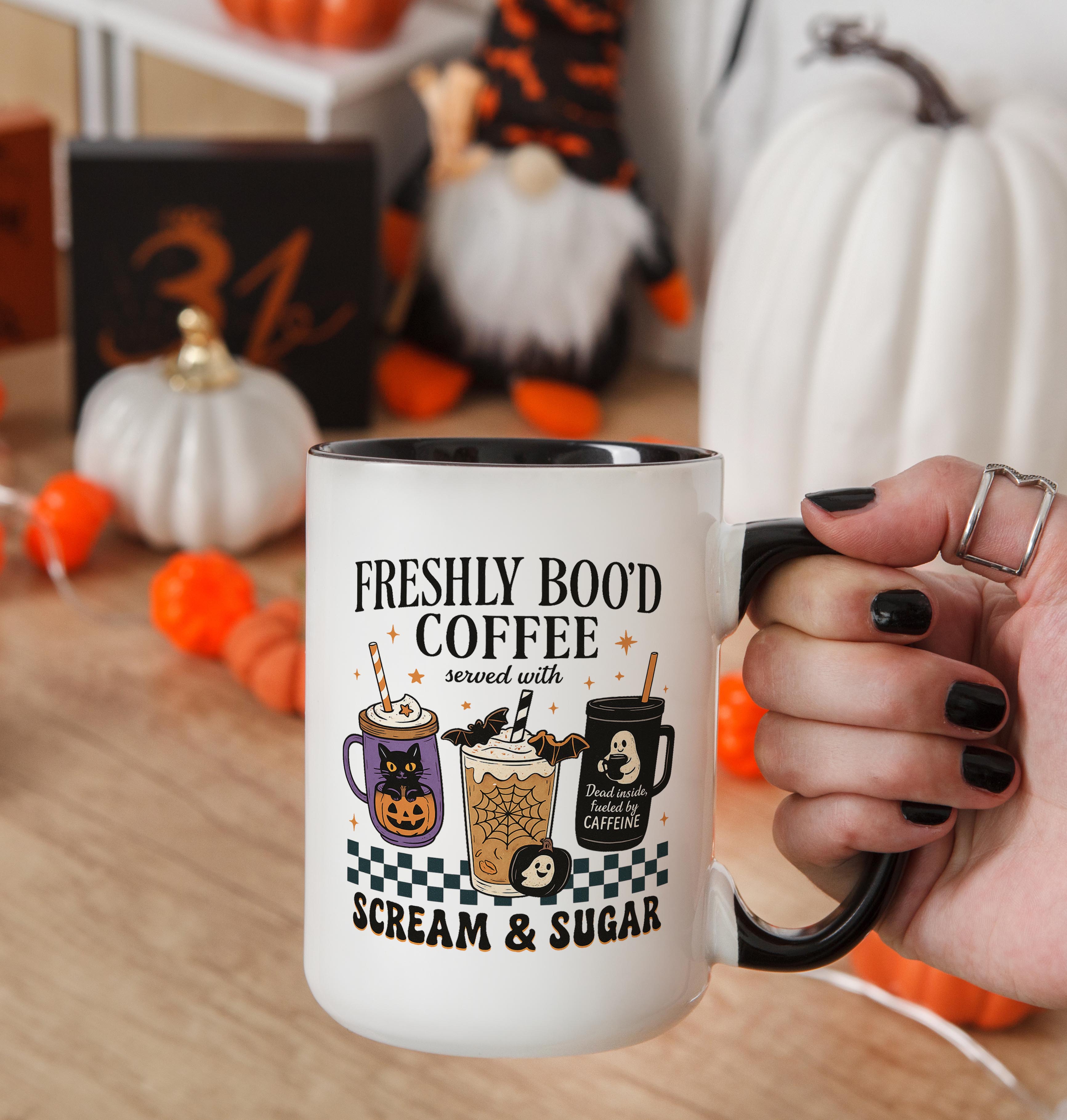 Freshly Boo'd Coffee - Halloween Mug