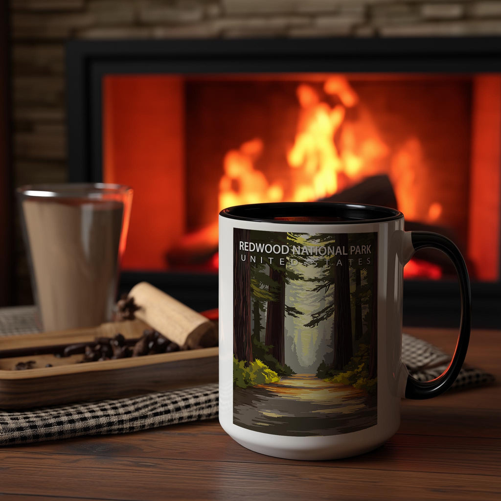 Redwood National park - United States - Global Treasures Mug