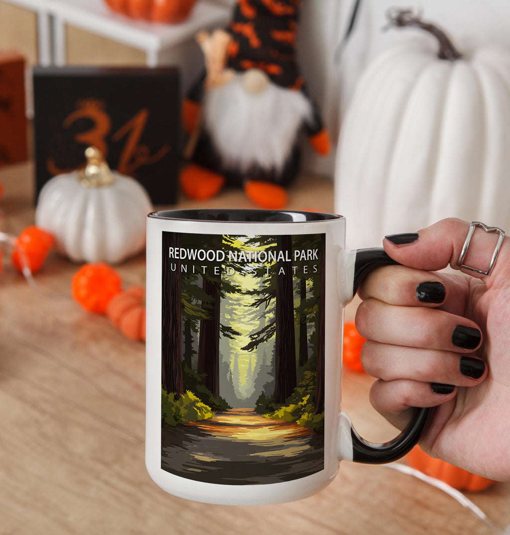 Redwood National park - United States - Global Treasures Mug