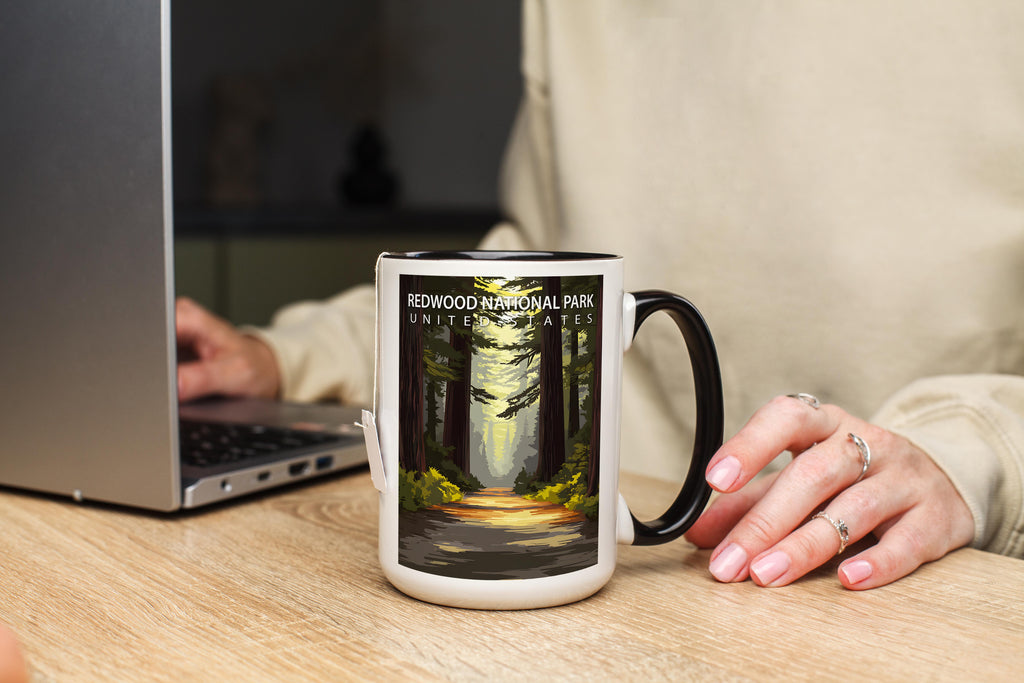 Redwood National park - United States - Global Treasures Mug