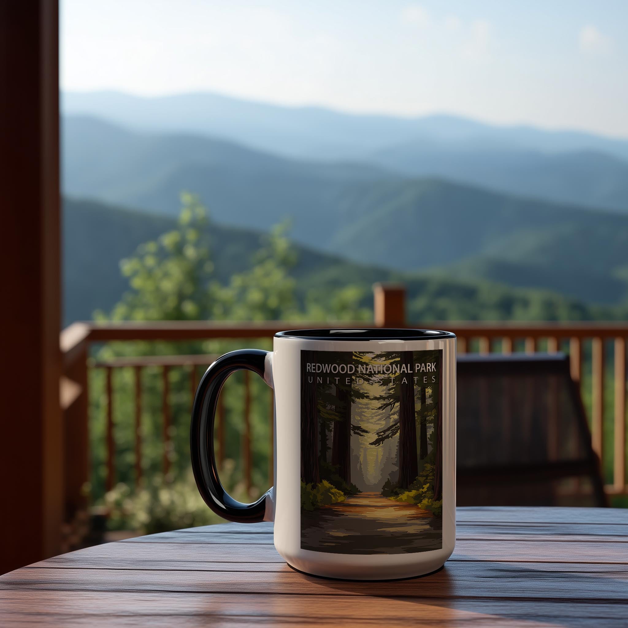 Redwood National park - United States - Global Treasures Mug