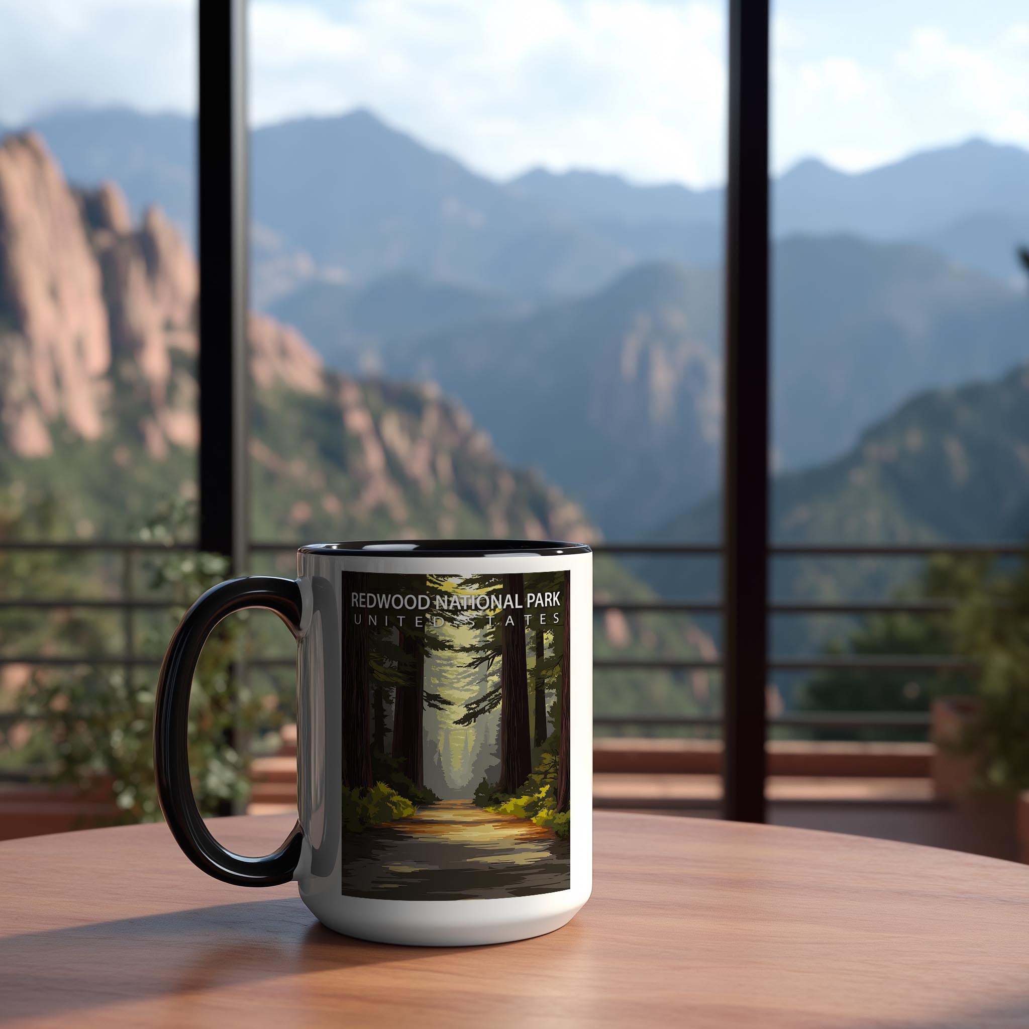 Redwood National park - United States - Global Treasures Mug