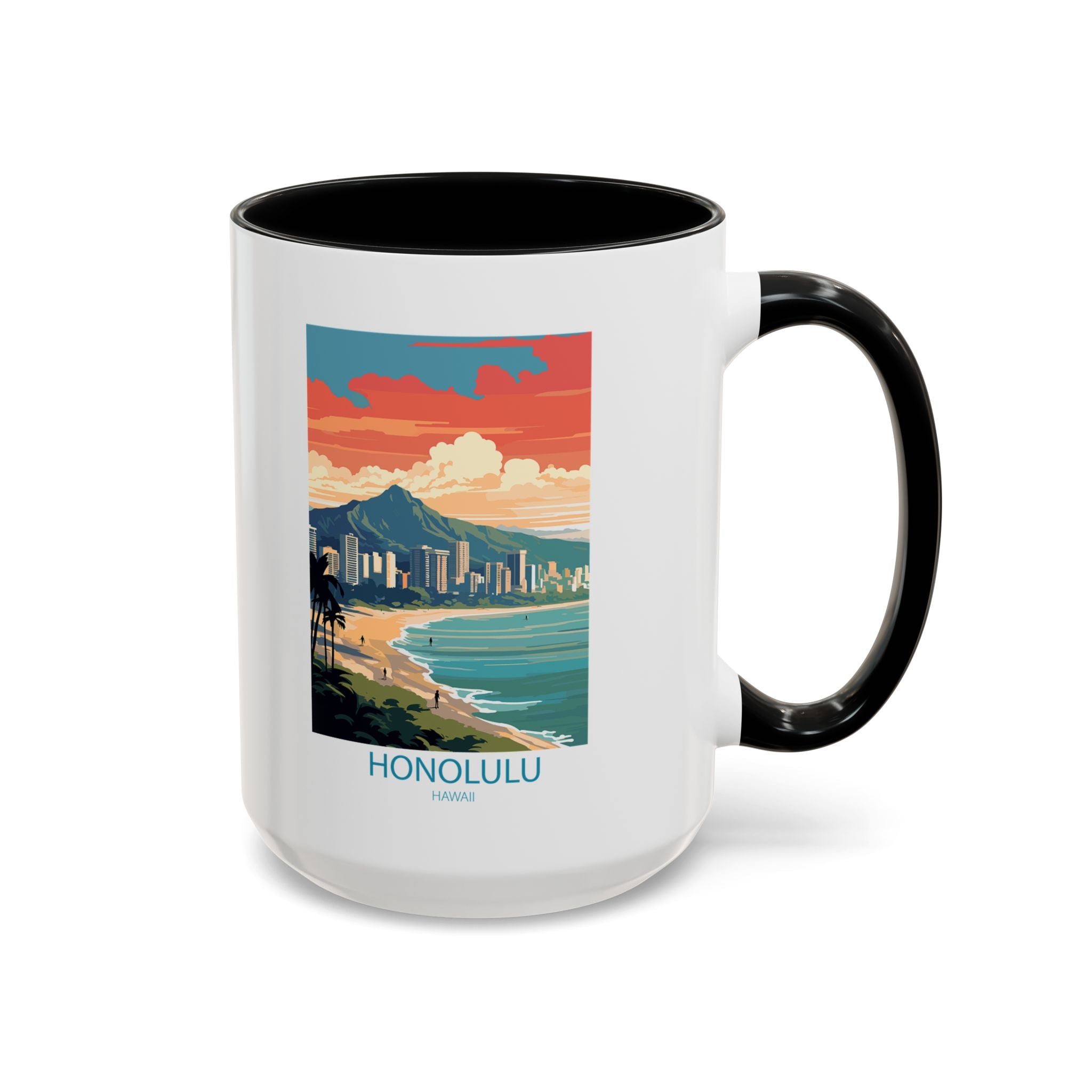 Honolulu - Hawaii - Beautiful Tourist Hotspots Mug