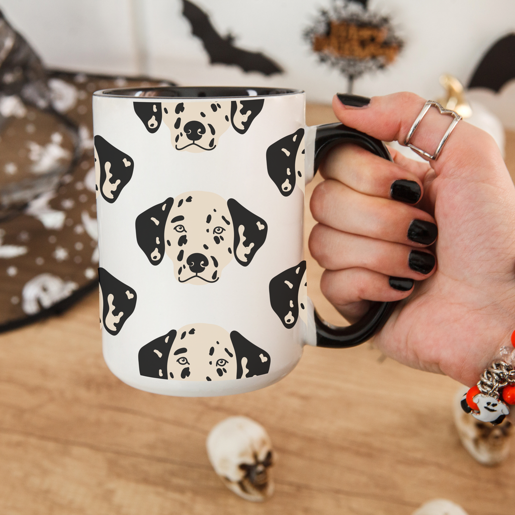 Dalmation Dog Doodle Design 15oz Mug