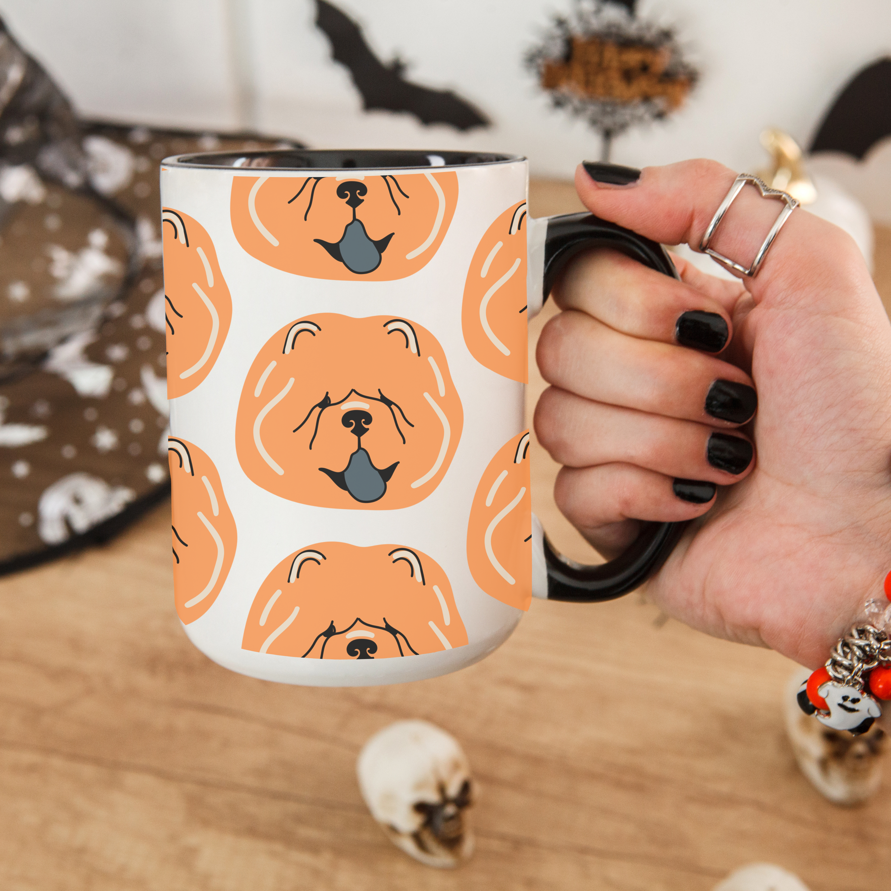 Chow Chow Dog Doodle Design 15oz Mug