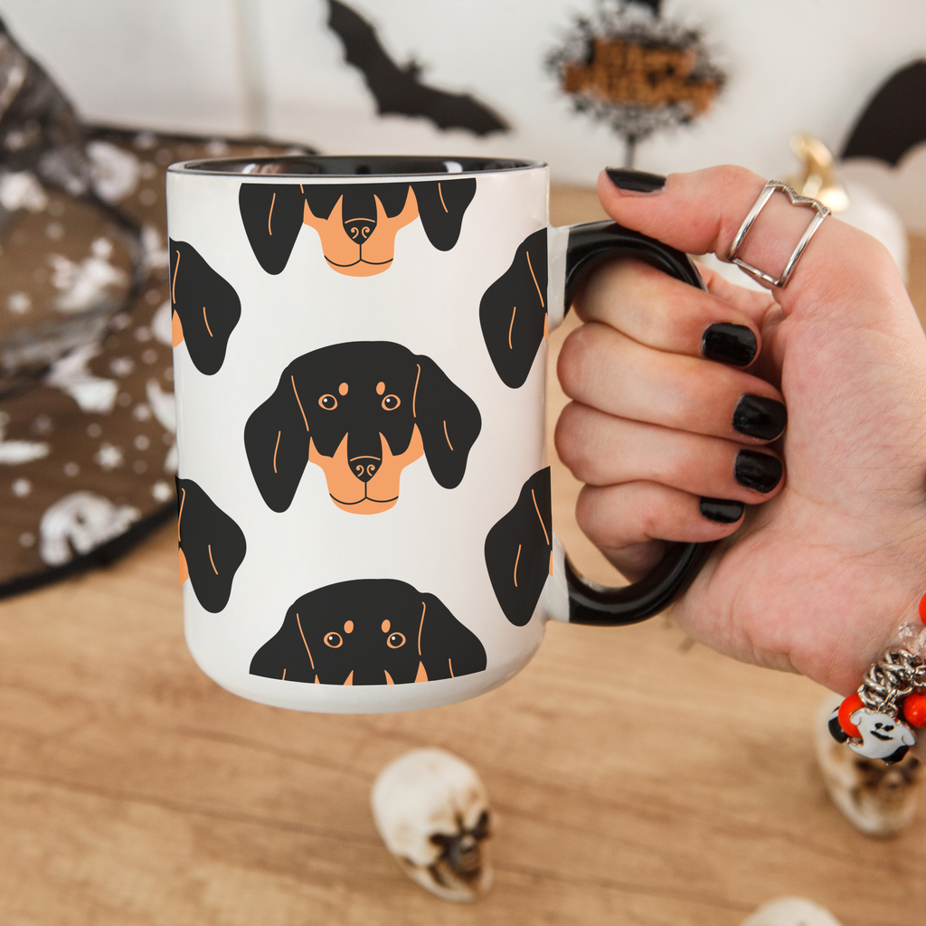Dachshund Dog Doodle Design 15oz Mug