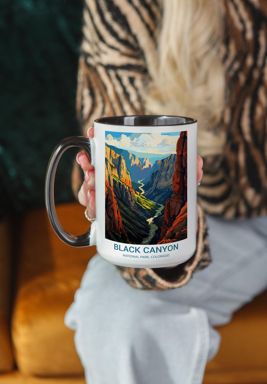 Black Canyon - Colorado - US National Park Tourism Mug