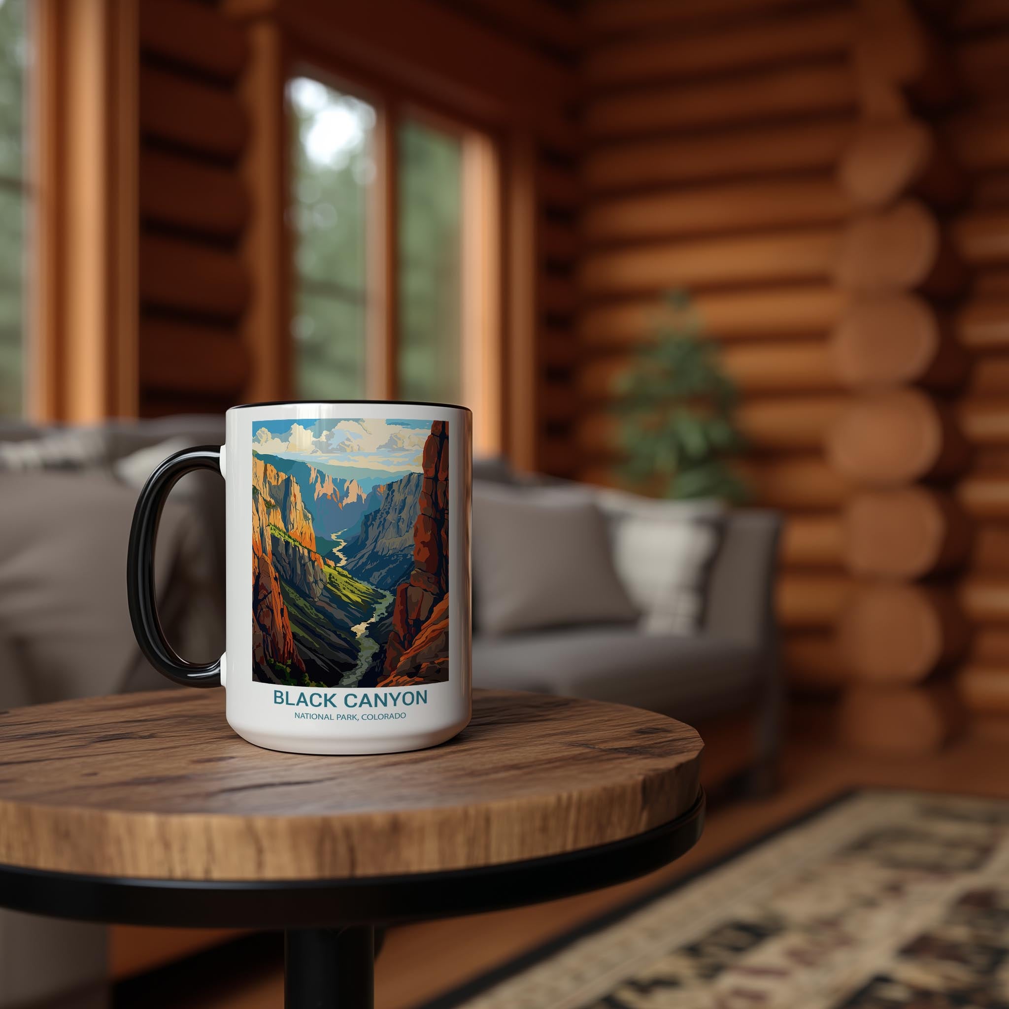 Black Canyon - Colorado - US National Park Tourism Mug