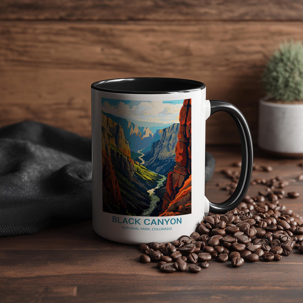 Black Canyon - Colorado - US National Park Tourism Mug
