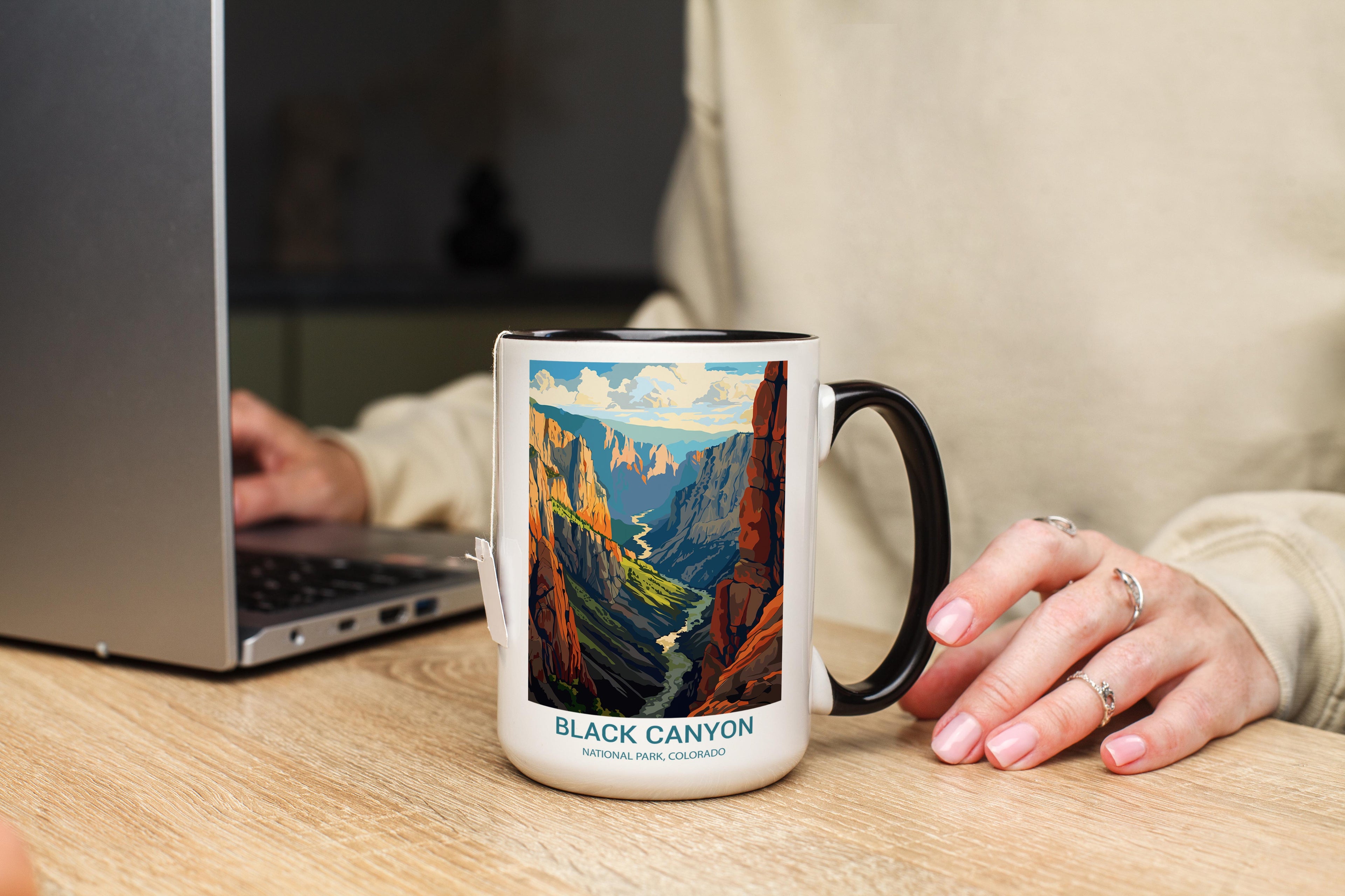 Black Canyon - Colorado - US National Park Tourism Mug