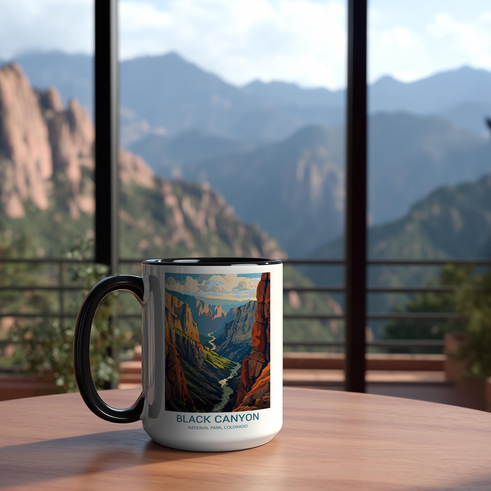 Black Canyon - Colorado - US National Park Tourism Mug