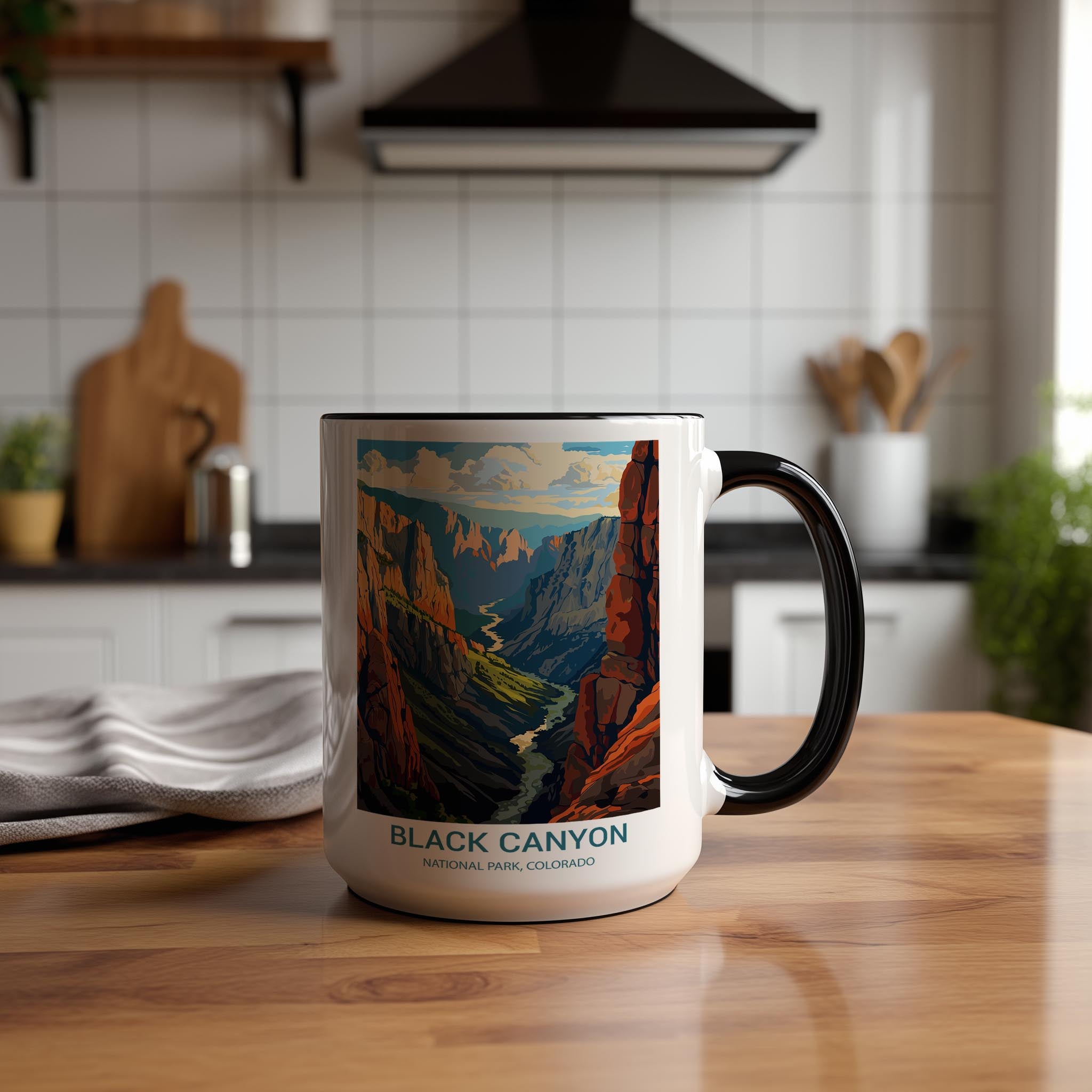 Black Canyon - Colorado - US National Park Tourism Mug