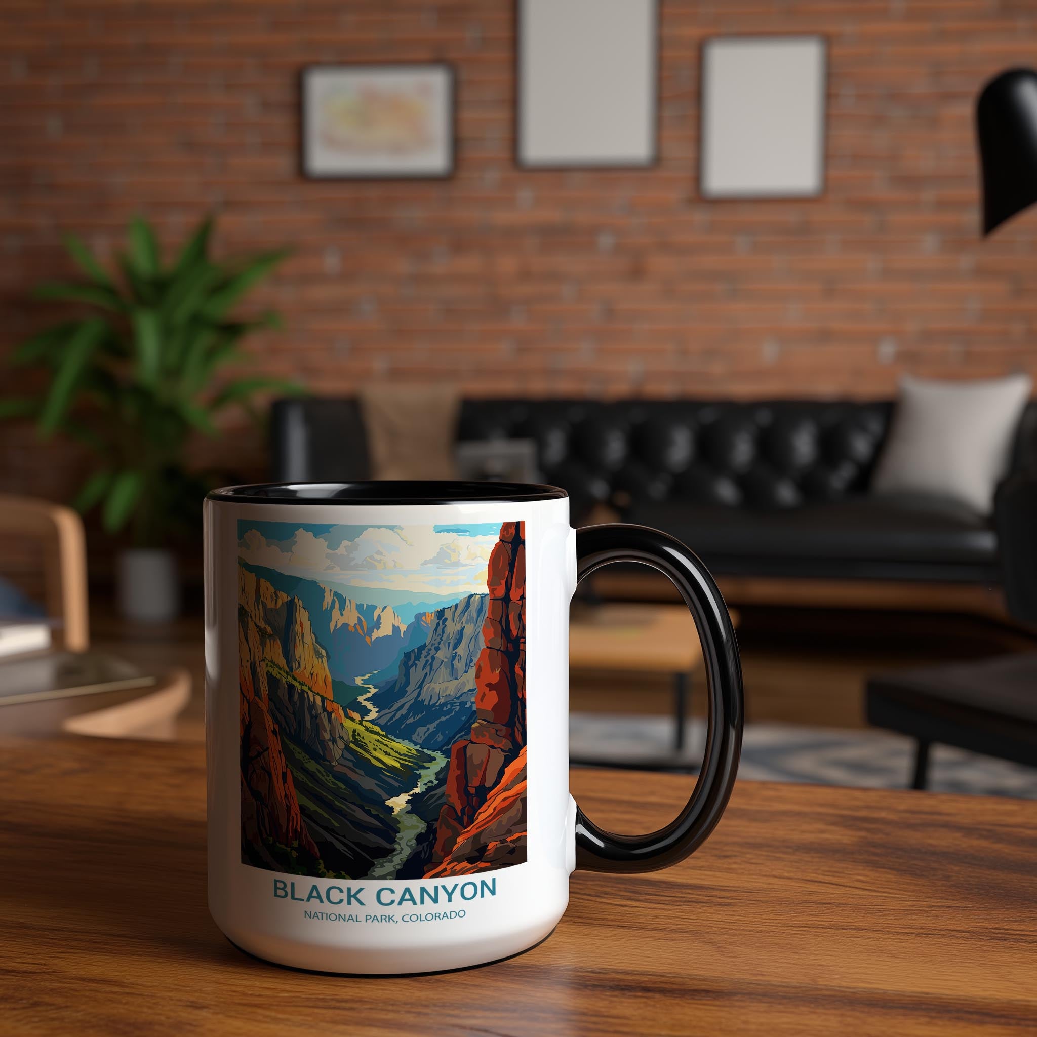 Black Canyon - Colorado - US National Park Tourism Mug