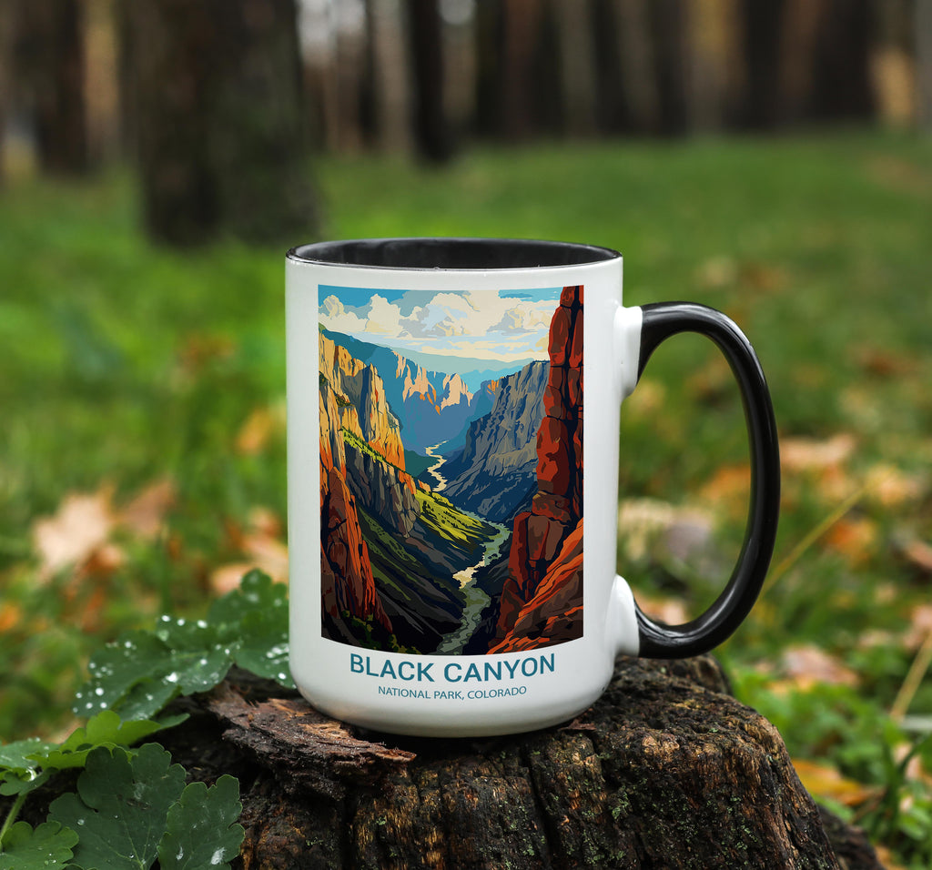 Black Canyon - Colorado - US National Park Tourism Mug