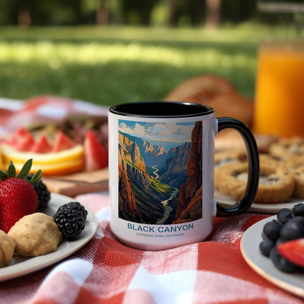 Black Canyon - Colorado - US National Park Tourism Mug