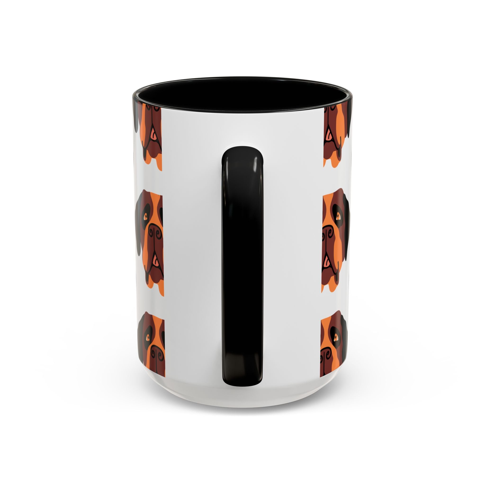 St Bernard Dog Doodle Design 15oz Mug