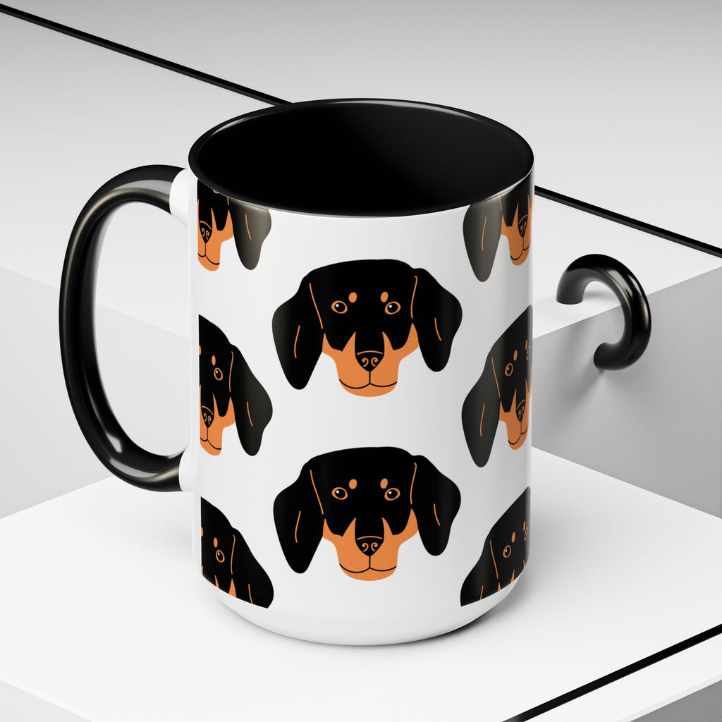 Dachshund Dog Doodle Design 15oz Mug