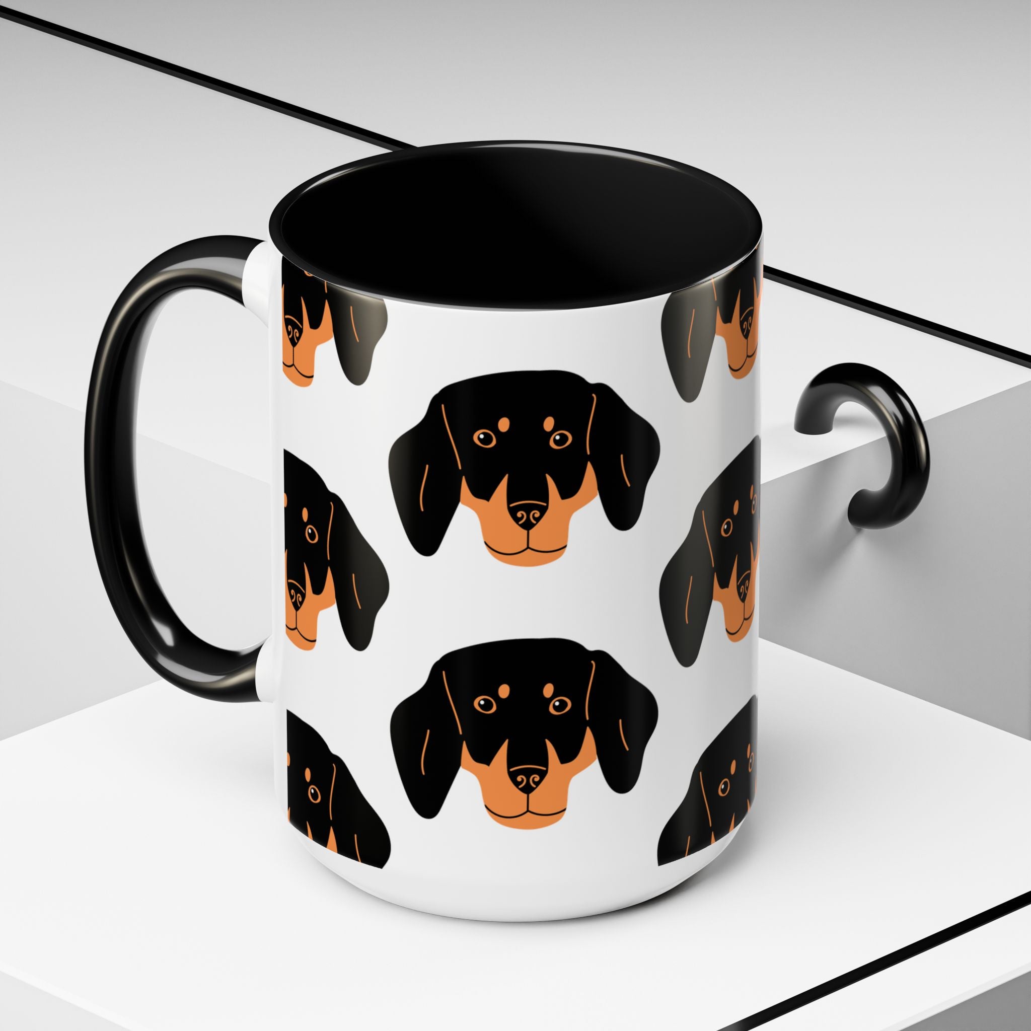Dachshund Dog Doodle Design 15oz Mug