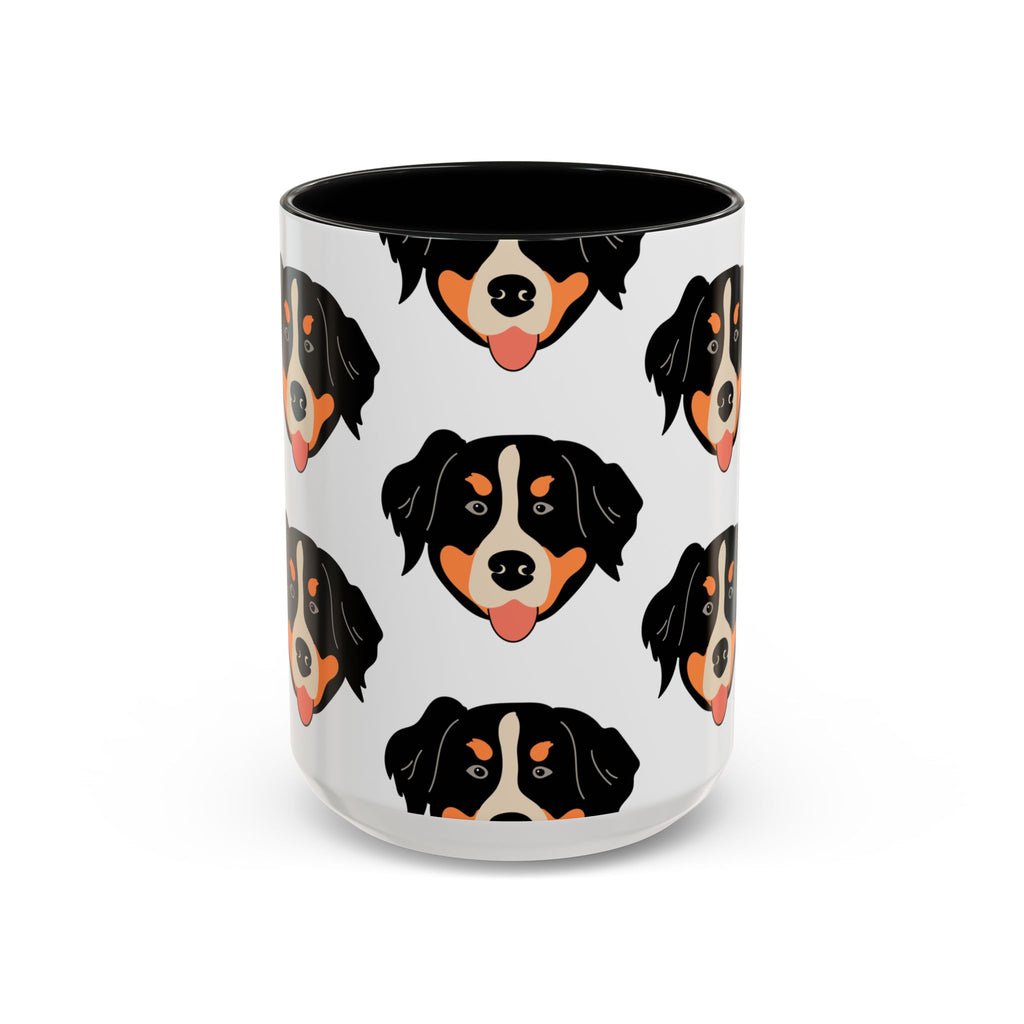 Bernese Mountain Dog Doodle Design 15oz Mug