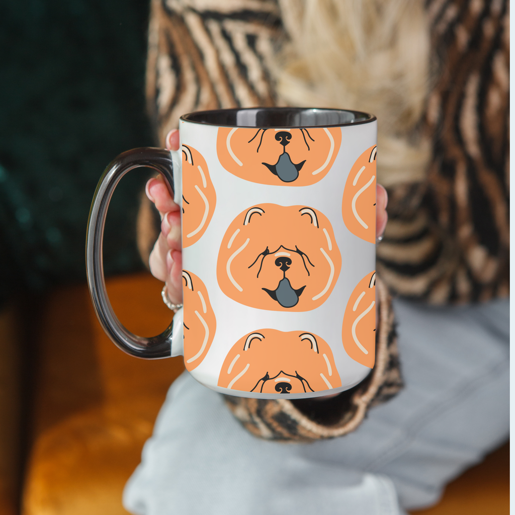 Chow Chow Dog Doodle Design 15oz Mug