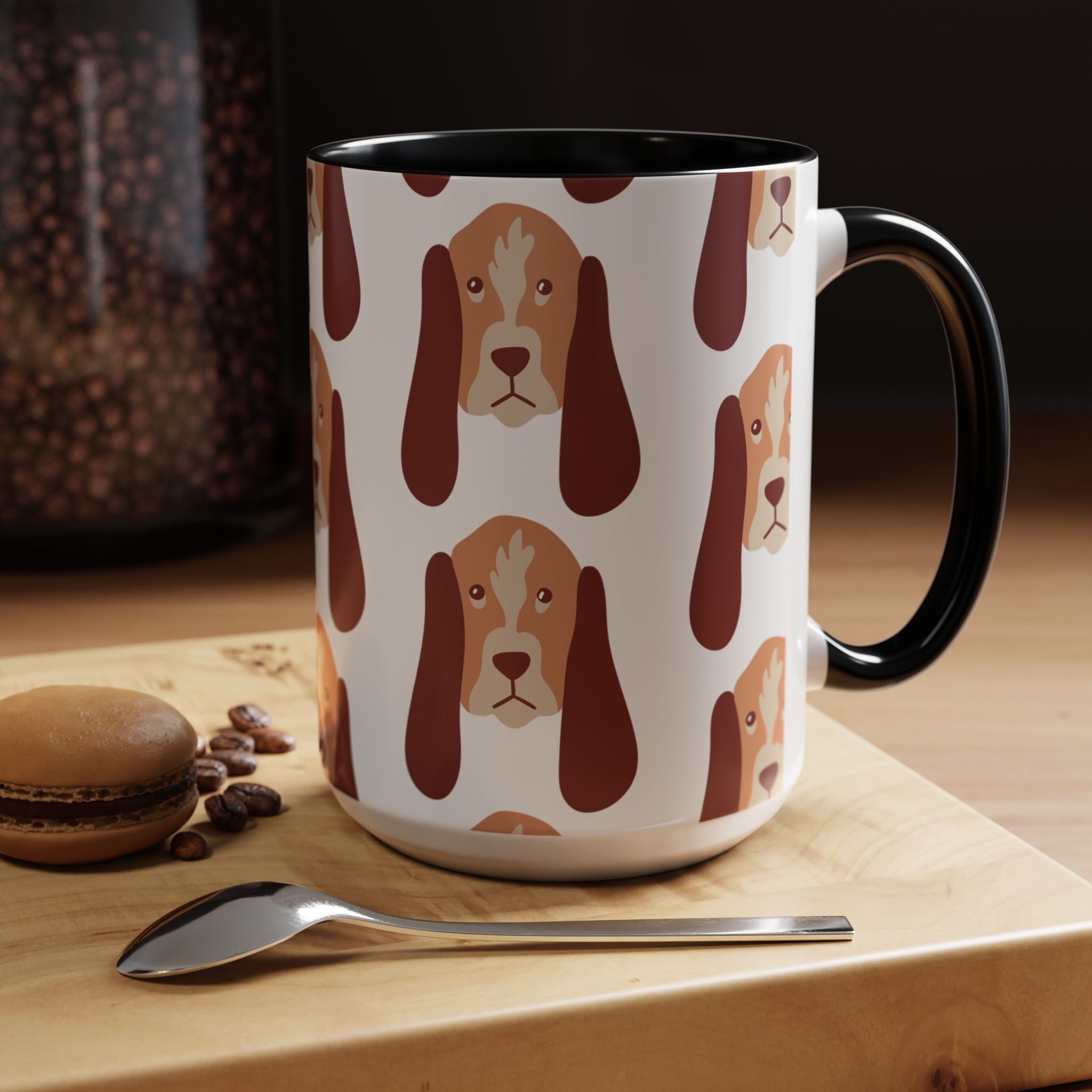 Bloodhound Dog Doodle Design 15oz Mug