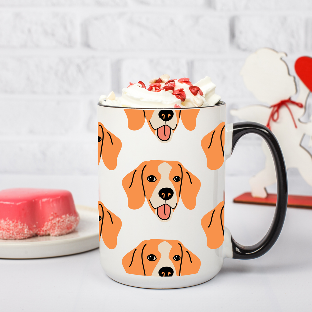 Beagle Dog Doodle Design 15oz Mug