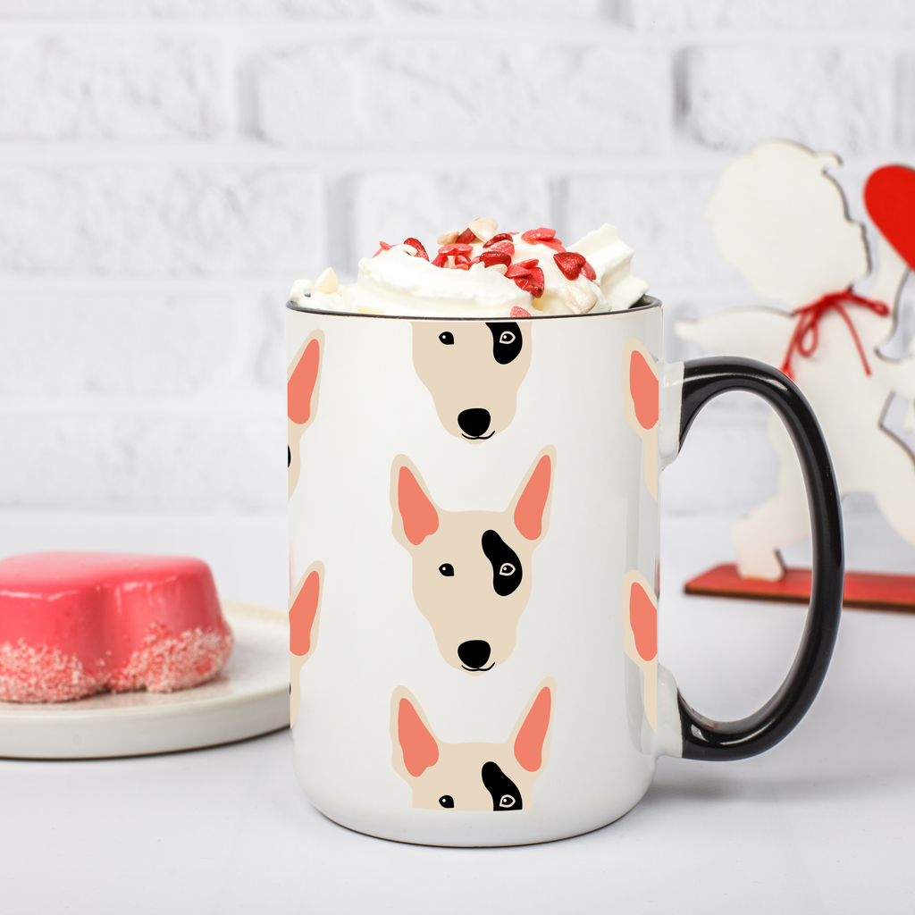 Bull Terrier Dog Doodle Design 15oz Mug