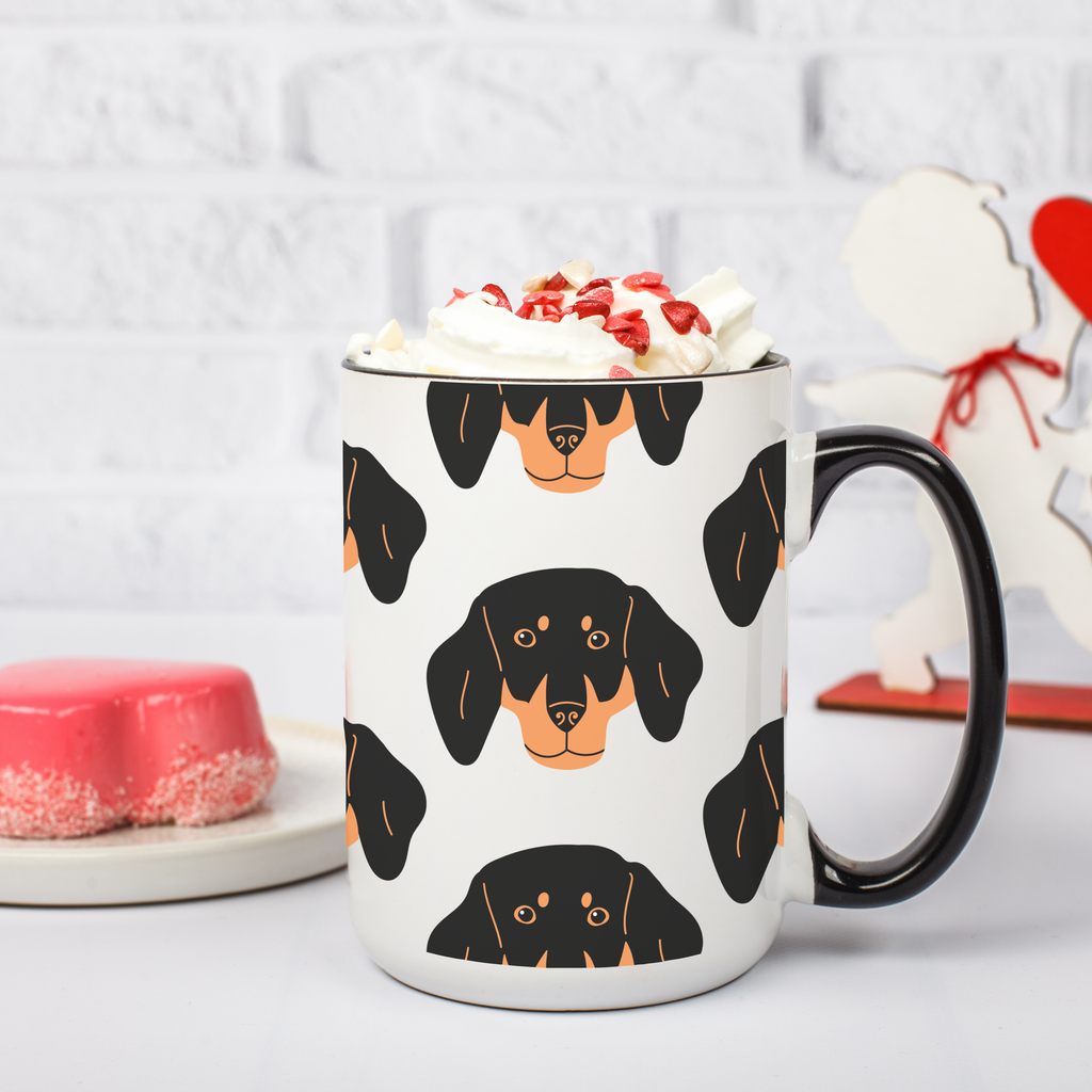 Dachshund Dog Doodle Design 15oz Mug