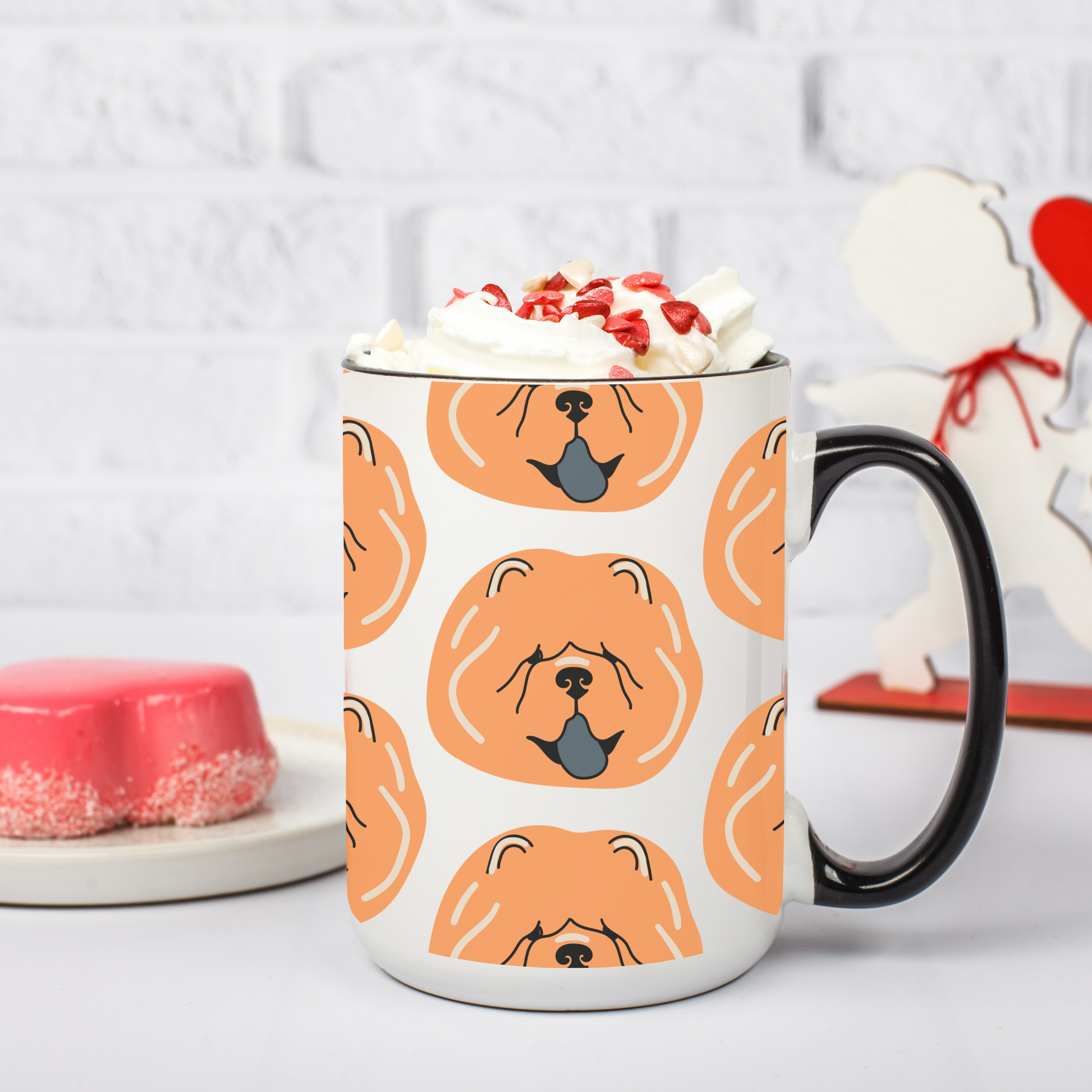Chow Chow Dog Doodle Design 15oz Mug