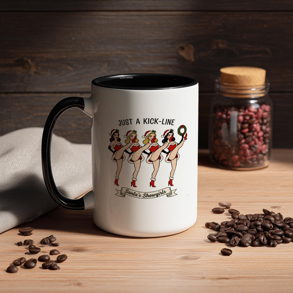 Santa's Showgirls - Christmas Mug