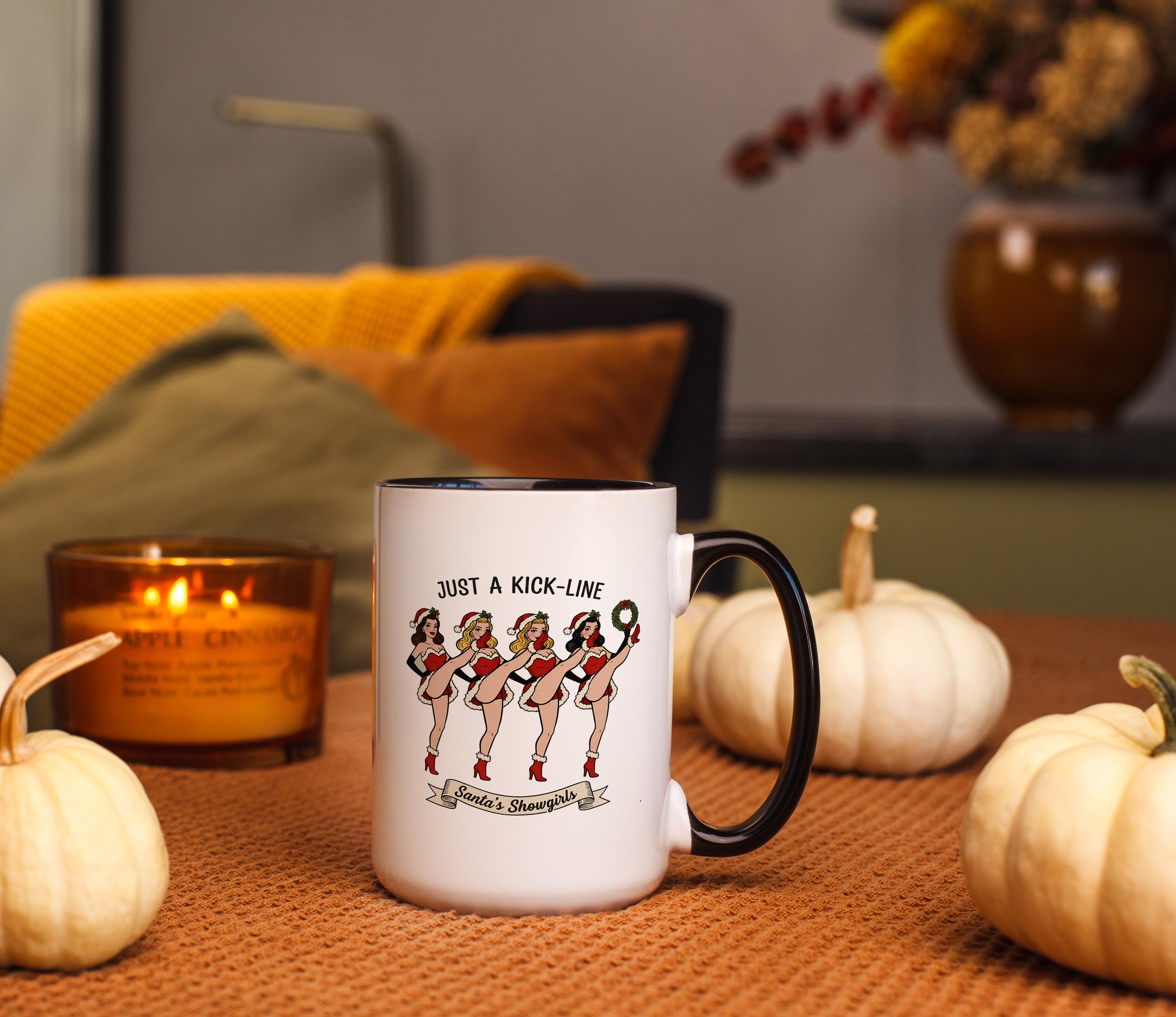 Santa's Showgirls - Christmas Mug
