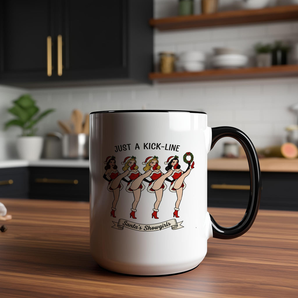 Santa's Showgirls - Christmas Mug