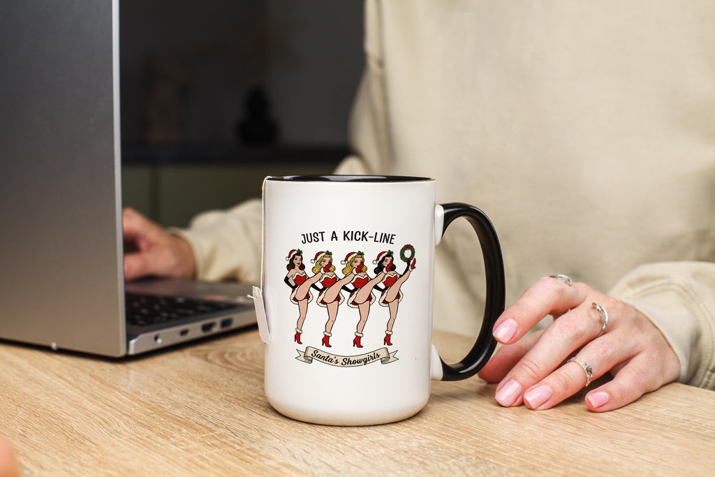 Santa's Showgirls - Christmas Mug