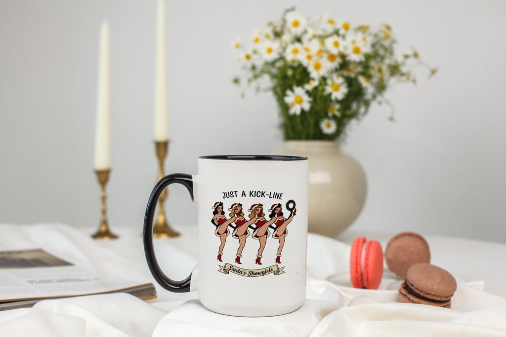 Santa's Showgirls - Christmas Mug