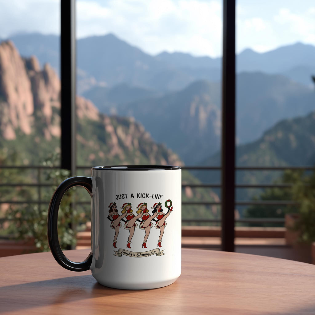 Santa's Showgirls - Christmas Mug