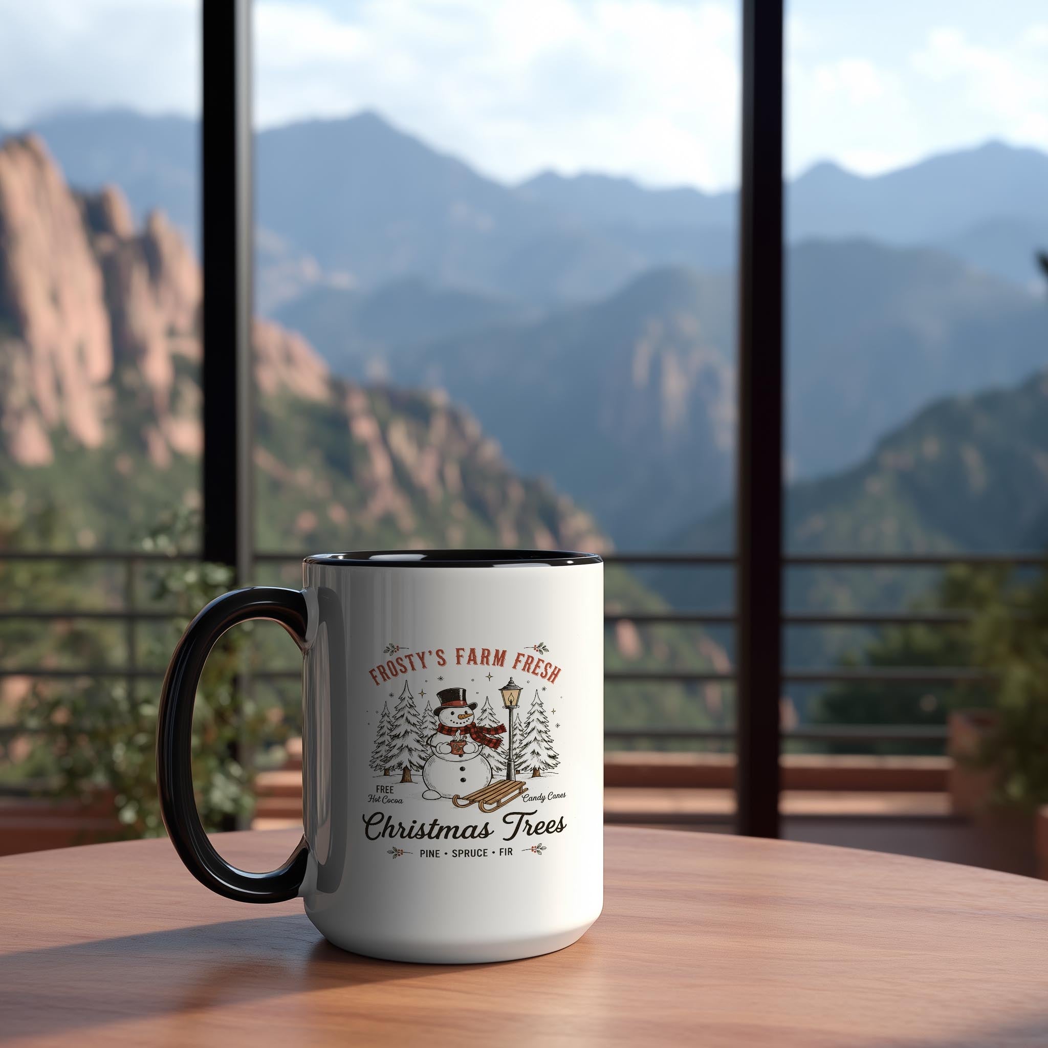 Frosty's Farm Fresh Christmas Trees - Christmas Mug