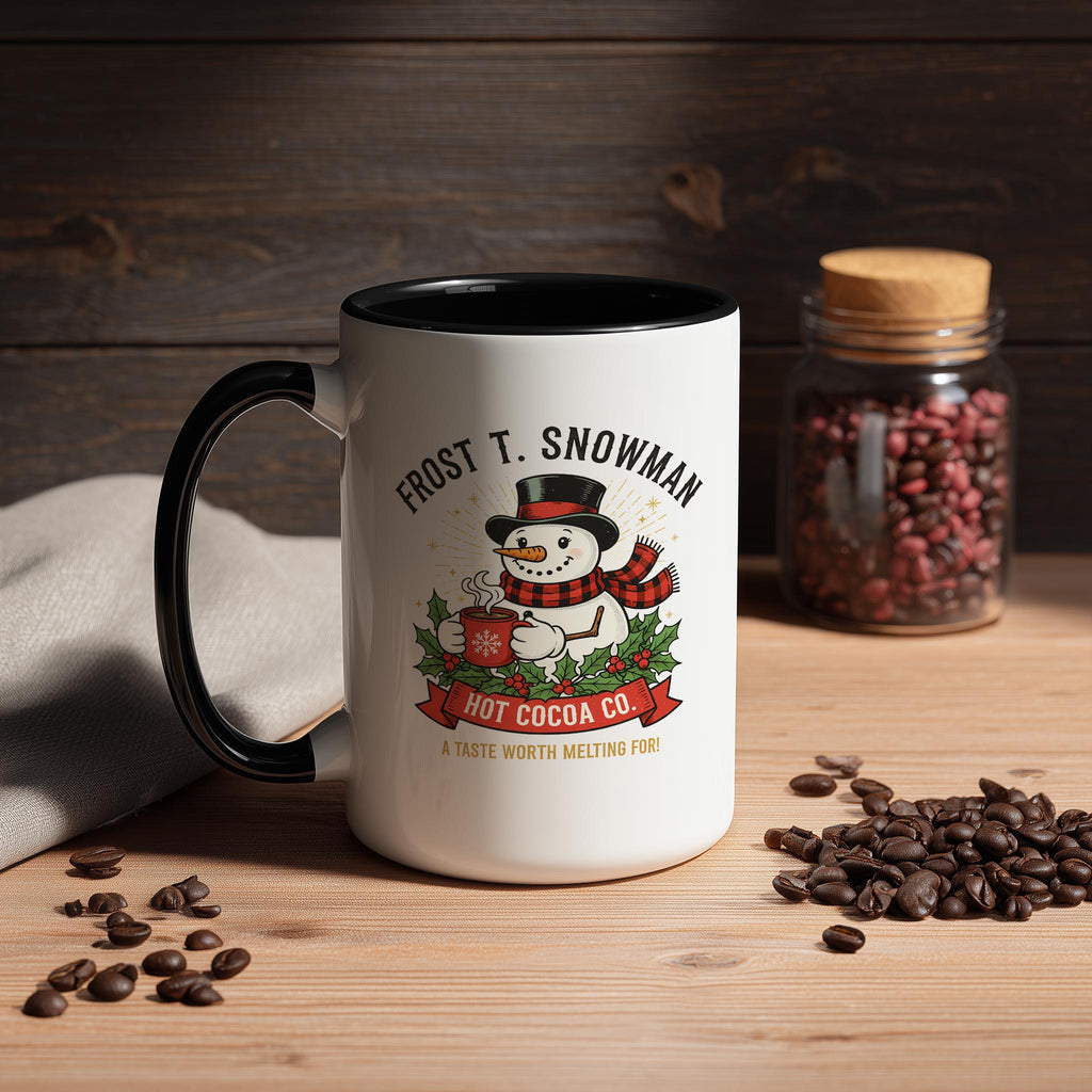 Frost T. Snowman Hot Cocoa - Christmas Mug