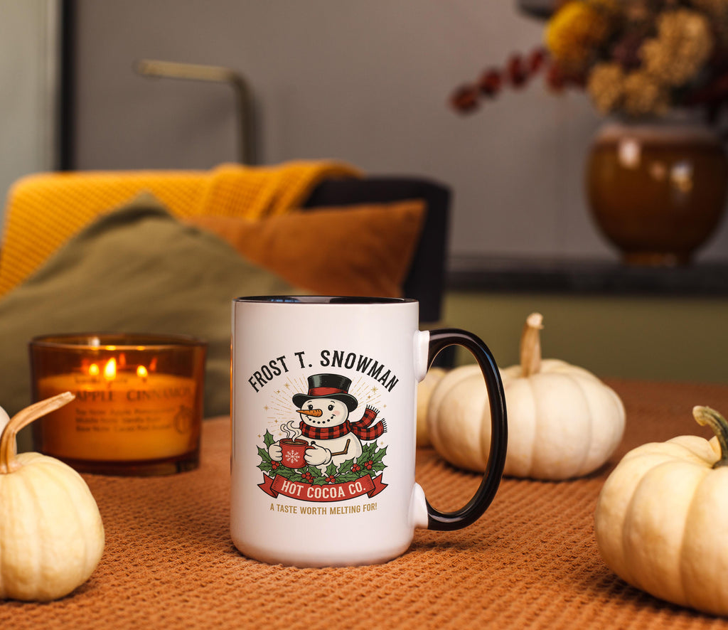 Frost T. Snowman Hot Cocoa - Christmas Mug