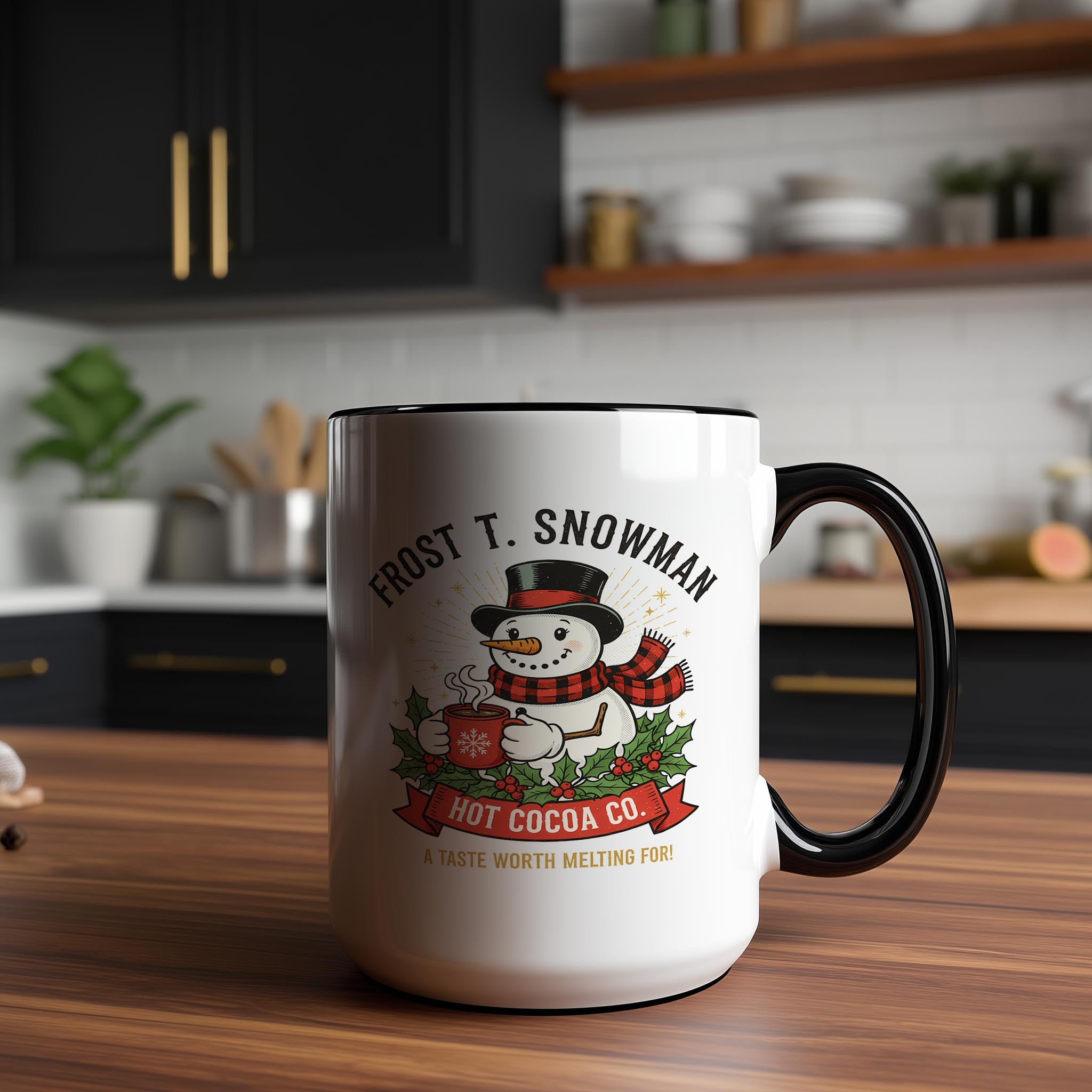 Frost T. Snowman Hot Cocoa - Christmas Mug