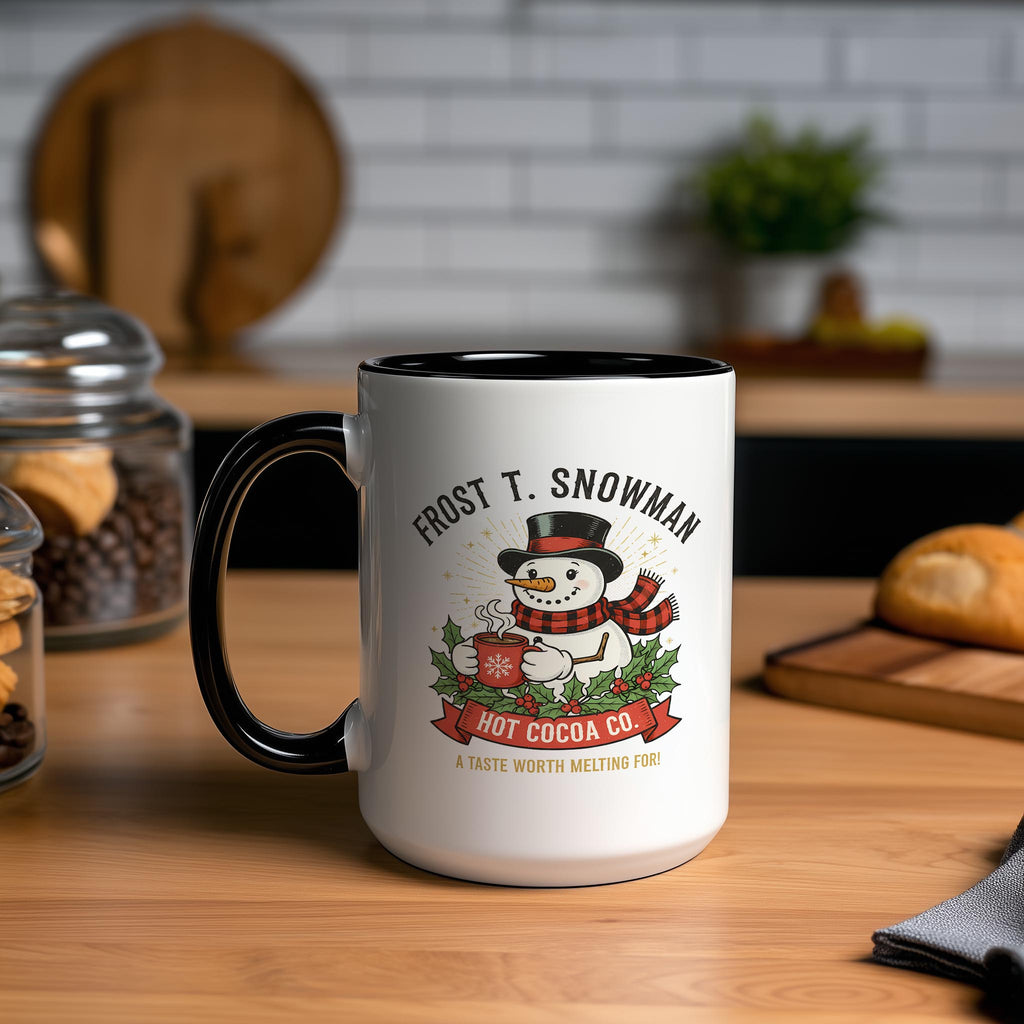 Frost T. Snowman Hot Cocoa - Christmas Mug