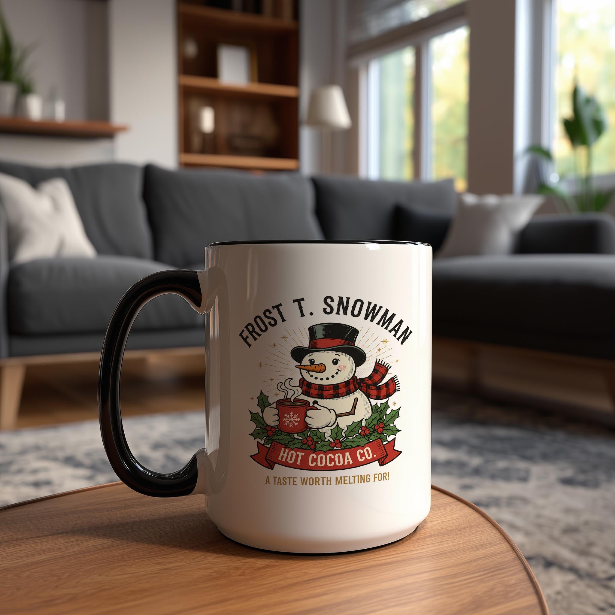 Frost T. Snowman Hot Cocoa - Christmas Mug