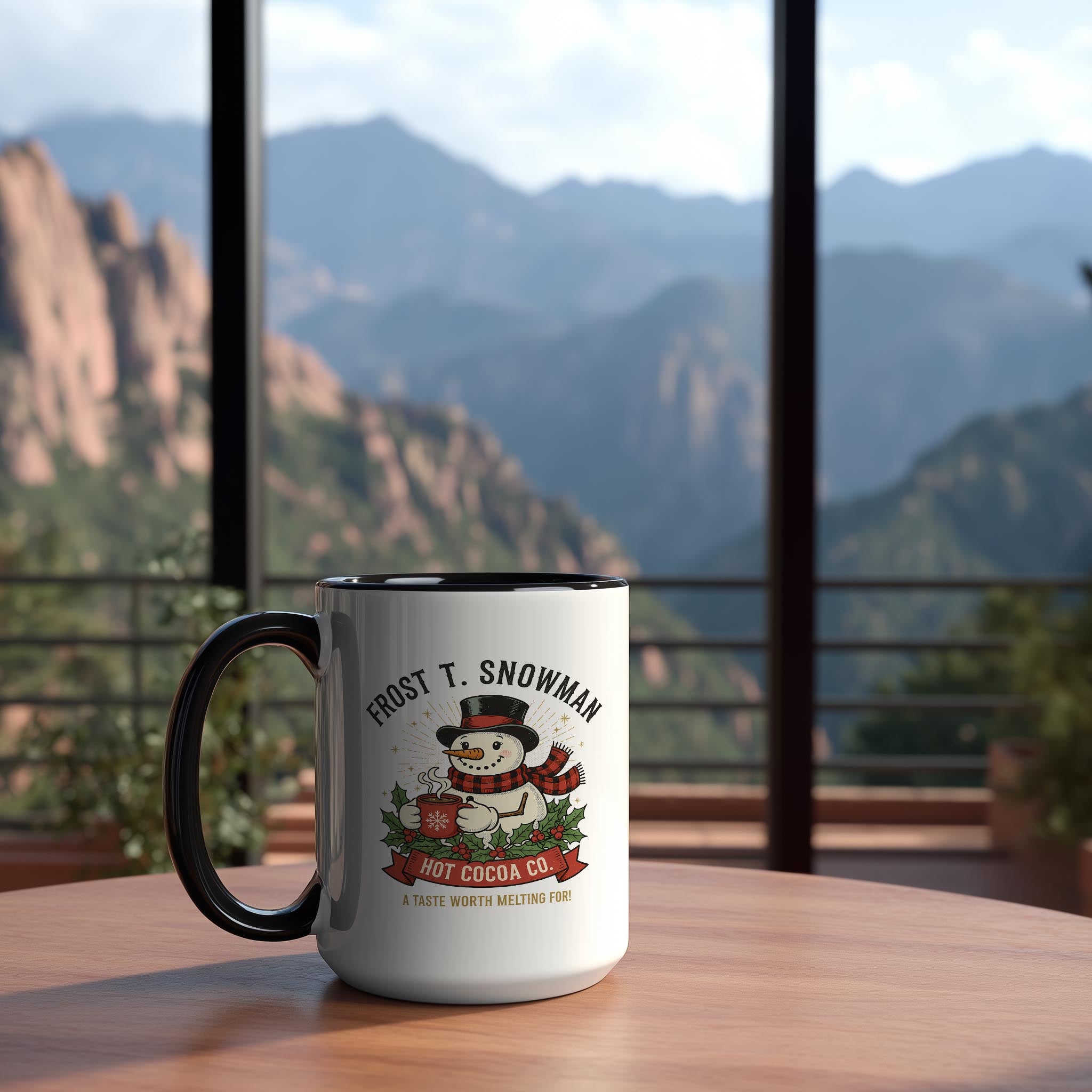 Frost T. Snowman Hot Cocoa - Christmas Mug