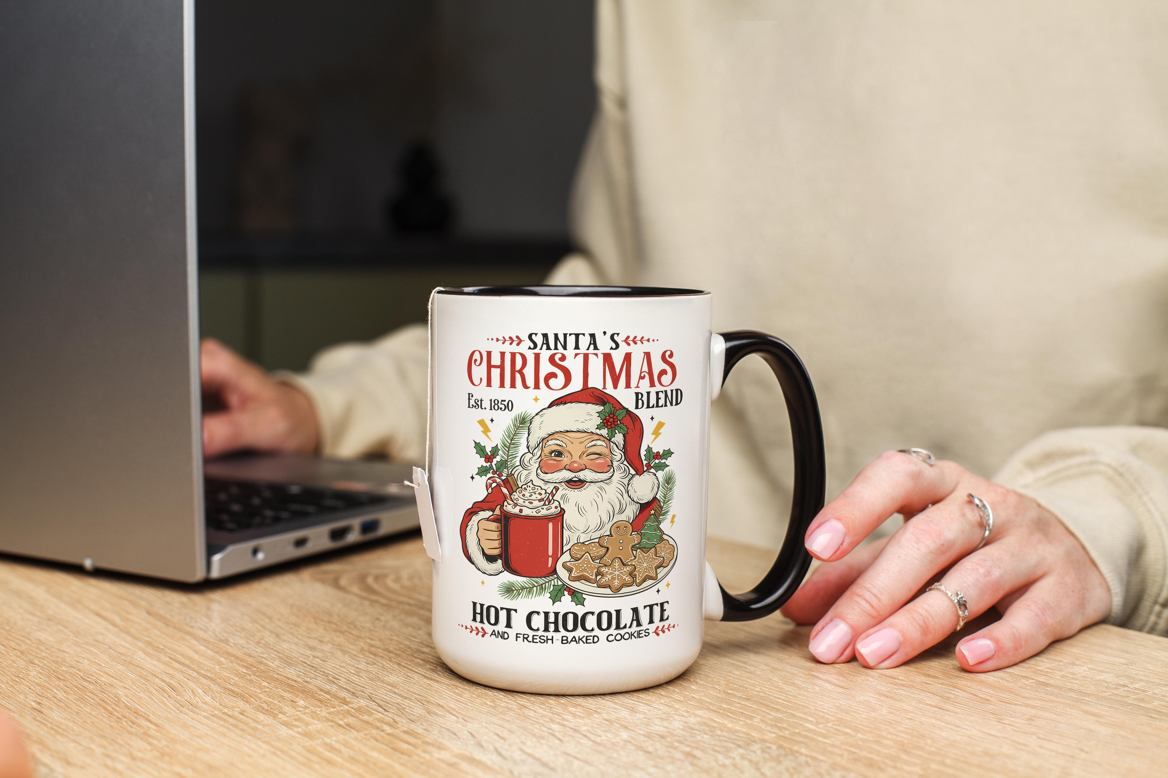 Santa's Hot Chocolate - Christmas Mug