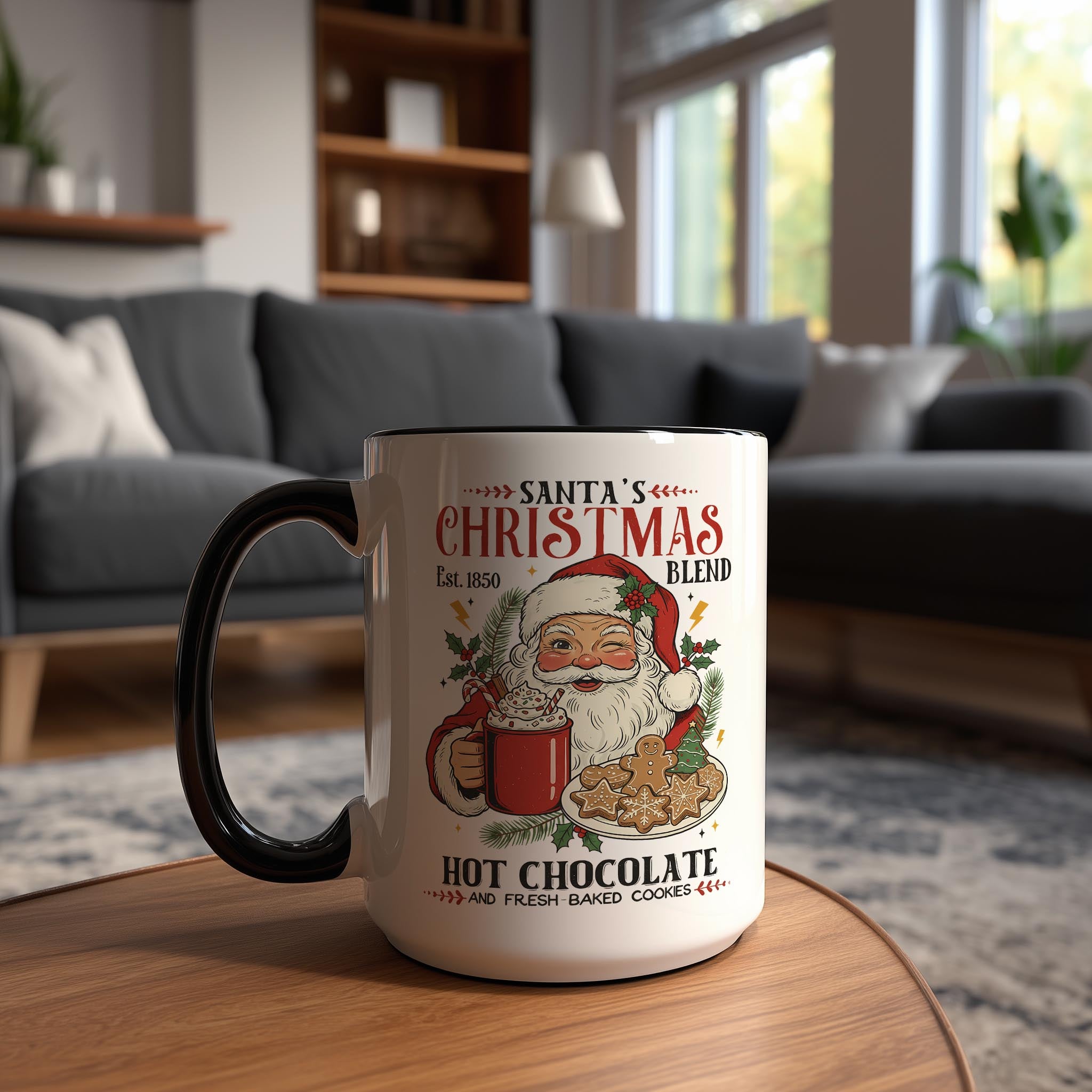 Santa's Hot Chocolate - Christmas Mug