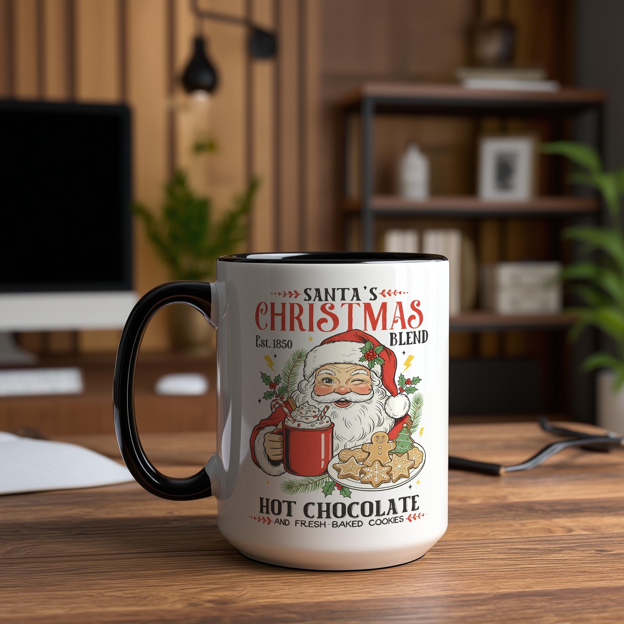 Santa's Hot Chocolate - Christmas Mug