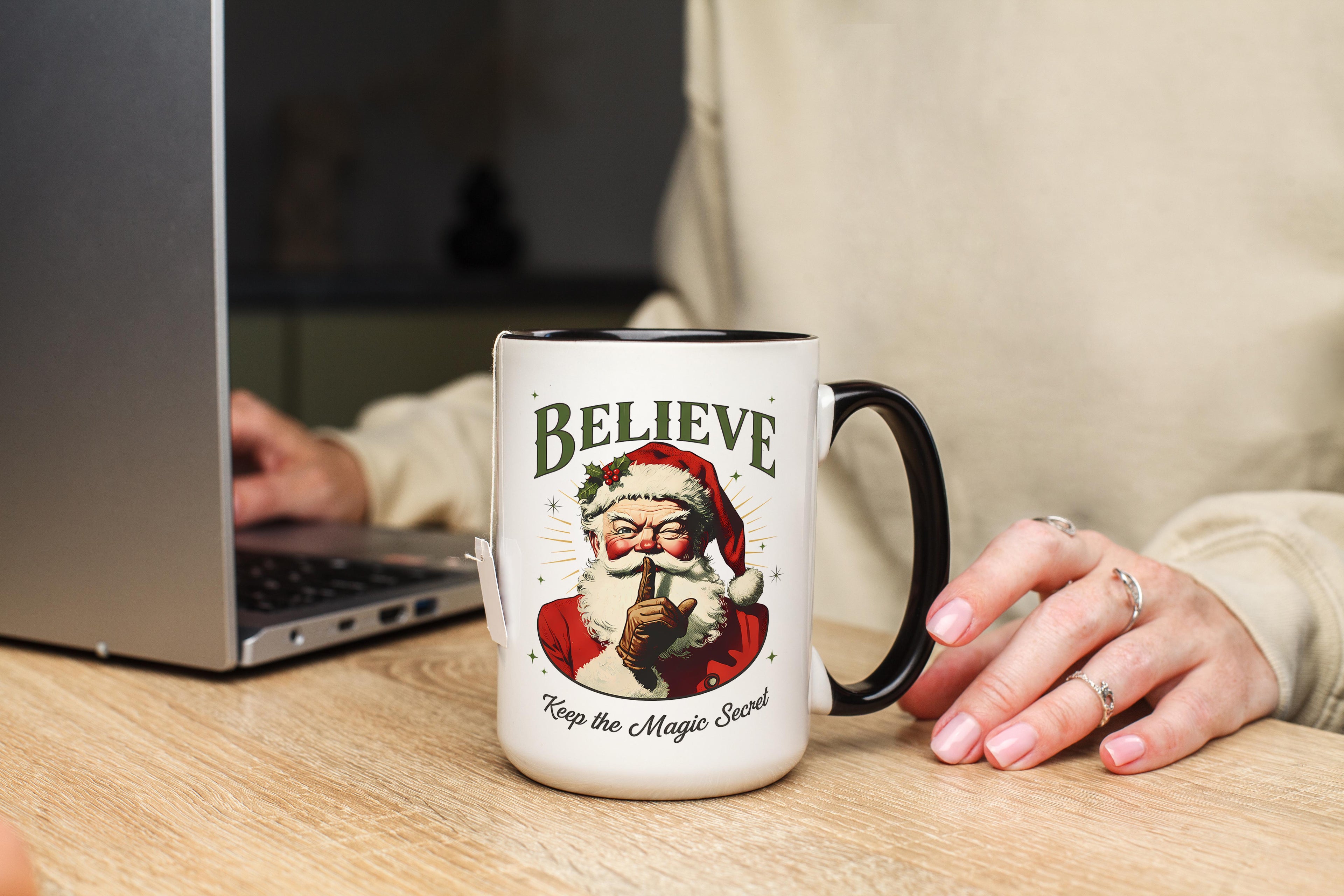 Believe, keep the Magic Secret - Christmas Mug